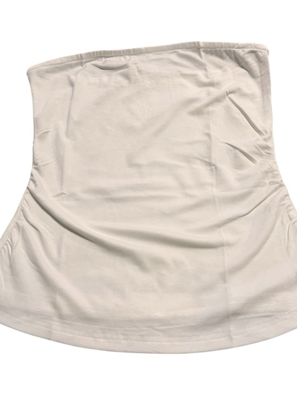 Strapless White Tube Top - Women